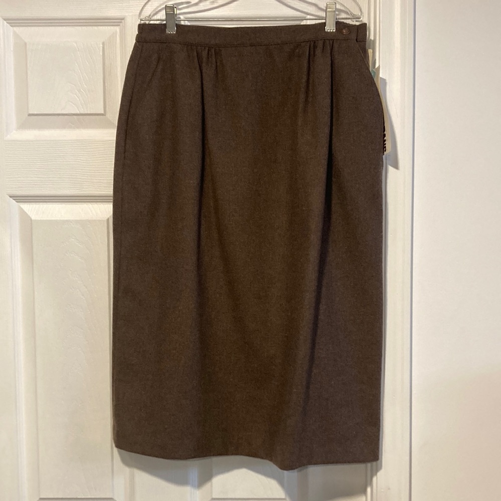 NWT Country Suburbans wool blend skirt vintage